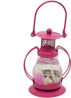 Gift4 Small scented pink lantern Candle(Pink, Pack of 1)