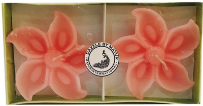 

Dazzle Floater Candle Lily Set of 2 Candle(Multicolor, Pack of 2)