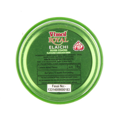 

Vimal Royal Elaichi 1 Pocket Pack 10g each Mint Mouth Freshener