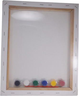 

Saamarth Impex NA Polycotton Grain Stretched Board Canvas (Set of 1)(Multicolor)