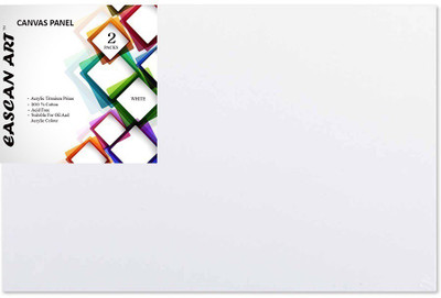 

Eascan Art 10" x 12" Cotton Medium Grain Board Canvas (Set of 2)(White)