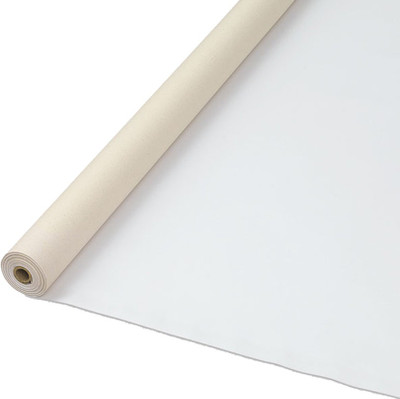 

Skyhawk 21" X 5 Meter Cotton Medium Grain Canvas Roll (Set of 1)(White)
