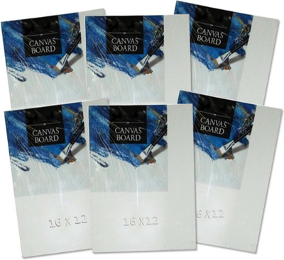 5 Off On Variety Canvas 8 X 10 Inch Cotton Canvas Board For Acrylic Painting 25x Cm White Color Pack Of 6 On Amazon Paisawapas Com