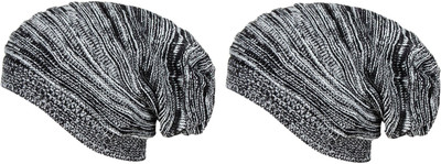 Gajraj Printed Beanie Cap(Pack of 2)