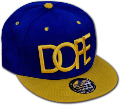 

Cravers Premium Solid Snapback Cap, Blue;yellow