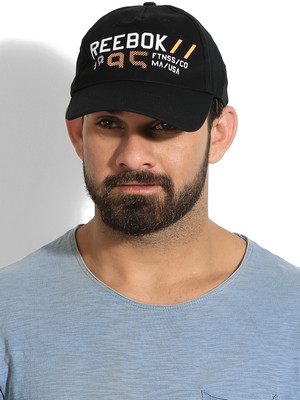 REEBOK Printed Basic Cap Cap, Black