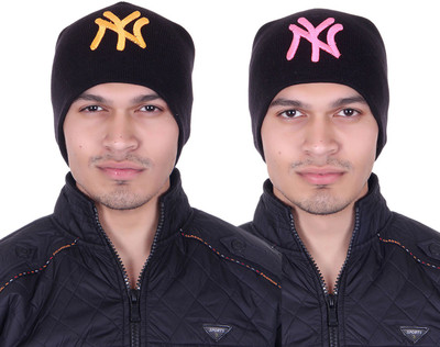 

Belmarsh Woolen Cap(Pack of 2, Black