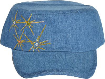 

Welwear Embellished Basic Cap, Blue