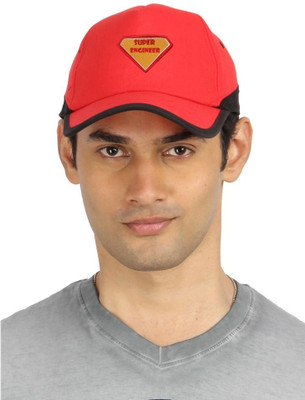 

Campus Sutra Solid Baseball Cap Cap, Red;black