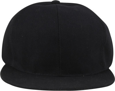 

FabSeasons Snapback Flat Cap, Black