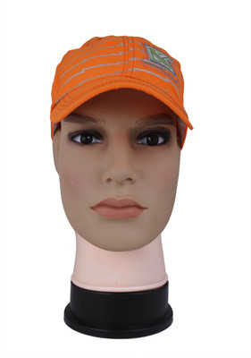 

Innovation The Store Striped Baseball Cap, Orange