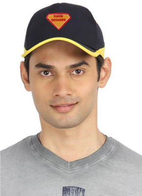 

Campus Sutra Solid Baseball Cap Cap, Black;yellow