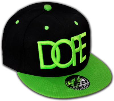 

Cravers Premium Solid Snapback Cap, Black;green