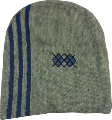 

Graceway Striped Skull Cap, Grey