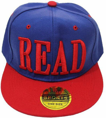 

TakeInCart Read Solid Snapback Cap, Blue;red