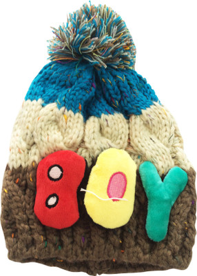 

Graceway Kids Cap(Multicolor), Blue& beige