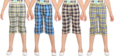 

Dongli Capri For Girls Checkered(Multicolor)