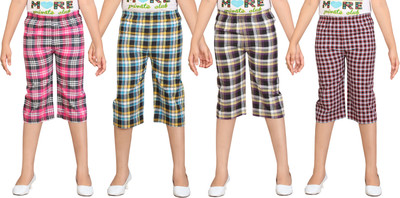 

Dongli Capri For Girls Checkered(Multicolor)