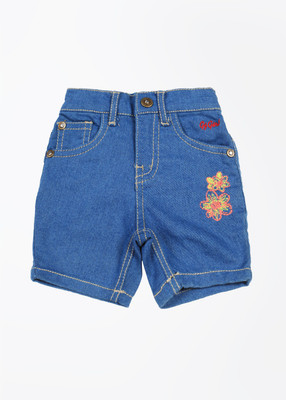 

Gini & Jony Capri For Girls Solid Cotton(Blue, 6200
