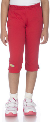 

Ocean Race Capri For Girls Solid Cotton(Red