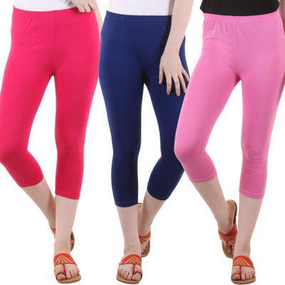 FASHA Women Blue, Pink Capri