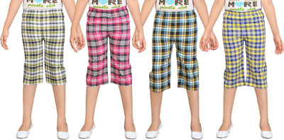 

Dongli Capri For Girls Checkered(Multicolor)