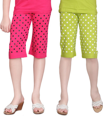 

Sini Mini Capri For Girls Printed Cotton(Multicolor, Sm777_rpink_sm1400_megandi
