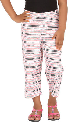 

Blue Girls Capri For Girls Argyle Cotton(White)