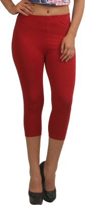 Frenchtrendz Women Red Capri