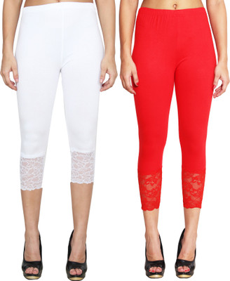 LGC Women Red, White Capri