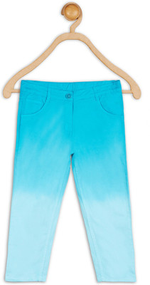 

612 League Capri For Girls Solid Cotton(Blue)