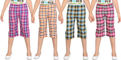 

Dongli Capri For Girls Checkered(Multicolor)