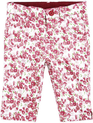 

Wow Mom Capri For Girls Printed Cotton(White