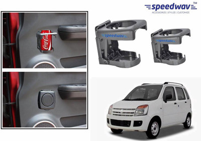 

Speedwav Foldable Car Drink or Can Set Of 2 GREY-Maruti Wagon R Car Bottle Holder(Plastic)