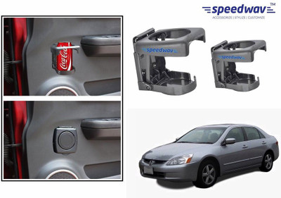 

Speedwav Foldable Car Drink Set Of 2 GREY-Honda Accord 2.4 Type 2 Car Bottle Holder(Plastic)