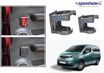 

Speedwav Foldable Car Drink or Can Set Of 2 GREY-Nissan Evalia Car Bottle Holder(Plastic)