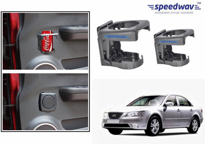 

Speedwav Foldable Car Drink Set Of 2 GREY-Hyundai Sonata Embera Car Bottle Holder(Plastic)