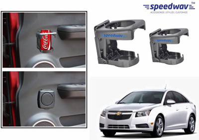 

Speedwav Foldable Car Drink or Can Set Of 2 GREY-Chevrolet Cruze Car Bottle Holder(Plastic)