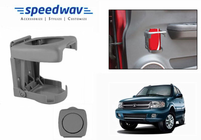 

Speedwav Foldable Car Drink or GREY- Tata safari 2013 Type 3 Car Bottle Holder(Plastic)