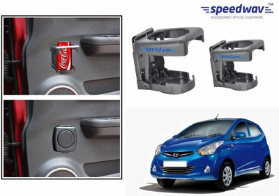 

Speedwav Foldable Car Drink or Can Set Of 2 GREY-Hyundai Eon Car Bottle Holder(Plastic)
