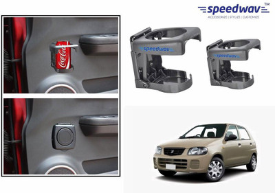 

Speedwav Foldable Car Drink or Can Set Of 2 GREY-Maruti Alto Car Bottle Holder(Plastic)