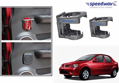 

Speedwav Foldable Car Drink or Can Set Of 2 GREY-Mahindra Logan Car Bottle Holder(Plastic)