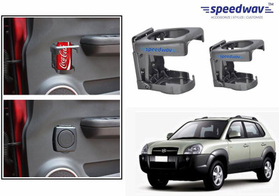 

Speedwav Foldable Car Drink or Can Set Of 2 GREY-Hyundai Tucson Car Bottle Holder(Plastic)