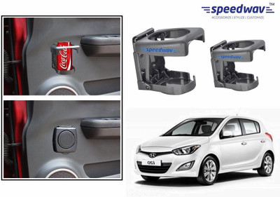 

Speedwav Foldable Car Drink or Can Set Of 2 GREY-Hyundai i20 Elite Car Bottle Holder(Plastic)