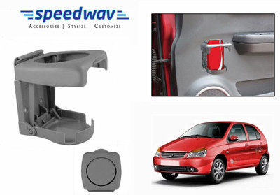 

Speedwav Foldable Car Drink or GREY-Tata Indica Ev2 Car Bottle Holder(Plastic)