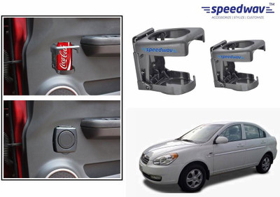 

Speedwav Foldable Car Drink or Can Set Of 2 GREY-Hyundai Verna Type 1 Car Bottle Holder(Plastic)