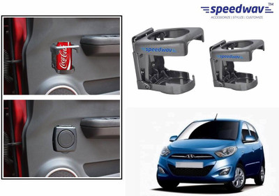 

Speedwav Foldable Car Drink or Can Set Of 2 GREY-Hyundai i10 New Car Bottle Holder(Plastic)