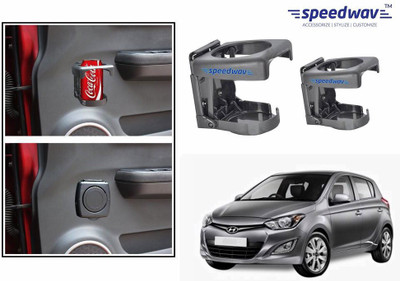 

Speedwav Foldable Car Drink or Can Set Of 2 GREY-Hyundai i20 New Car Bottle Holder(Plastic)