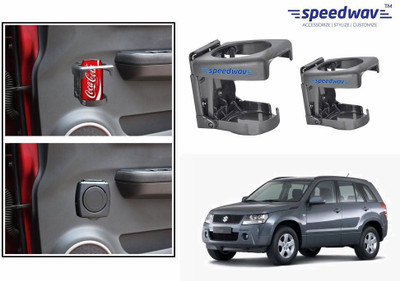 

Speedwav Foldable Car Drink or Can Set Of 2 GREY-Maruti Grand Vitara Car Bottle Holder(Plastic)