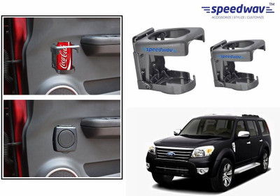 

Speedwav Foldable Car Drink or Can Set Of 2 GREY-Ford Endeavour Car Bottle Holder(Plastic)